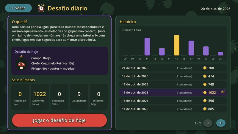 Desafio diário