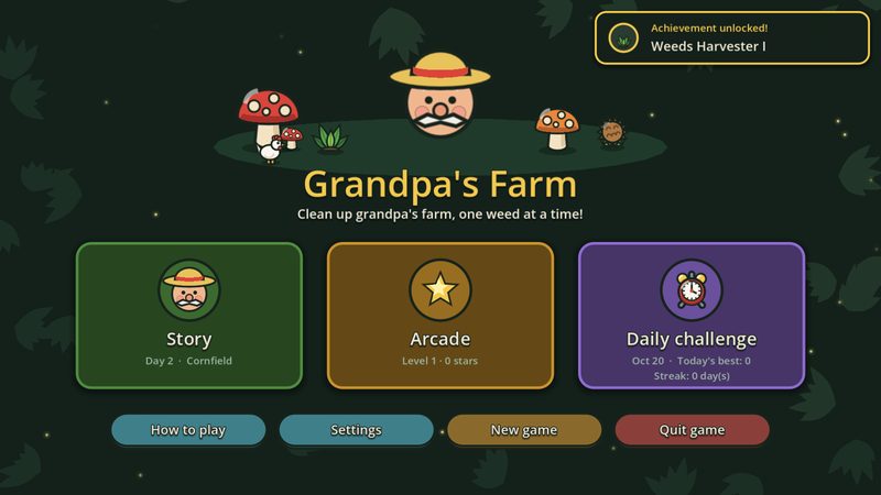 Title menu